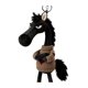 thumbnail image 1 of Llavero de caballo de peluche, suave y lindo colgante de caballo de dibujos animados en suéter, amuleto de mascota del año del caballo con llavero para mochila, bolso, decoración de llaves de coche, 1 of 8