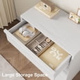 thumbnail image 2 of Commode à 4 Tiroirs pour Chambre. Table de Chevet en Chêne Naturel à 4 Tiroirs avec Grand Rangement. Petite Commode Moderne Organisateur Table pour Salon, 2 of 6