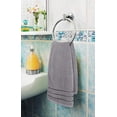 thumbnail image 5 of 8 Pc Bath Linen Sets Viscose Stripe 600 GSM Ring Spun Cotton Towel, 5 of 21