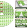 thumbnail image 6 of 30 Inch Christmas Tree Skirt – Velvet Plush Tree Mat, Soft Thickened Polyester with Red Ties, Single-Sided Printing, Available in 30in/36in/48in, Perfect for Holiday Xmas Tree Decoration, 6 of 7