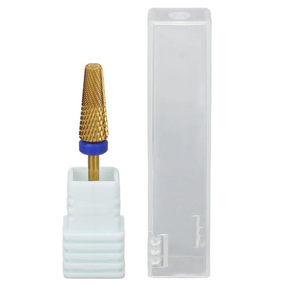 Brocas para uñas 5 en 1, resistentes al polvo y de alta resistencia, con estuche protector.