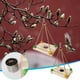 thumbnail image 1 of Xihbxyly Comedero de Madera para Pájaros, Diseño Colgante para Exteriores, Fácil de Limpiar, Decoración para Jardín y Patio, Ideal para Observar Aves Desde El Balcón, Seguro para Pájaros, Un Compleme, 1 of 7