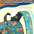 thumbnail image 5 of German Shepherd and Floral Blue 17" School Backpacks for Teens,Waterproof Oxford Fabric,S-Shape Padded Straps for School,Travel,Hiking,Camping, 5 of 6