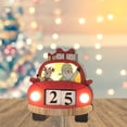 thumbnail image 3 of Christmas Decorations Christmas Car Calendar With Lights And Wooden Decorations Creative Decorations, 3 of 6