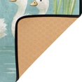 thumbnail image 3 of Yayeee Area Rugs for Living Room 6.7'x4.8' Indoor Non Slip Washable Bedroom Carpet, White Cartoon Swan, 3 of 5