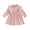 Pink, variant on Elippeo Little Girl Autumn Corduroy Dress Mock Neck Ruffled Long Sleeve Bow Decor A-Line Dress 12 18 24 Months 3 4 5 Years