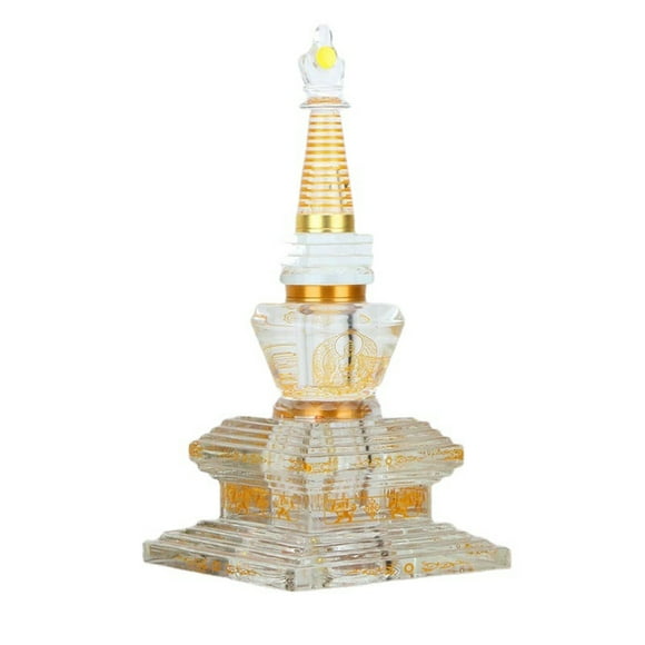 Wosthever Estatua de Buda tibetano respetuosa con el medio ambiente para un entorno pacífico de hogar y oficina Estatua de Buda de piedras Decoración del hogar