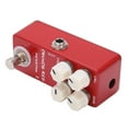 thumbnail image 3 of Distortion Effet Métal Shell Rouge True Bypass Pied Interrupteur pour Guitare Électrique Basse, 3 of 8