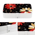 thumbnail image 4 of Seven Starred Ladybird Elegant PU Leather Portable Organizer Box with Removable Compartment - Earring Holder, Decorative Box, Jewelry Box, 4 of 6