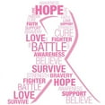 thumbnail image 3 of CafePress - Breast Cancer Ribbon Collage - Women's Dark Pajamas, 3 of 4