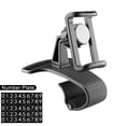 thumbnail image 4 of Soporte De Teléfono Ajustable Para Salpicadero De Coche De 360 ​​°, Soporte De Clips Para Coche Gps, Soporte De Teléfono Para Número De Aparcamiento Yuarrent EL010330-00, 4 of 5