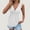 White, variant on Only Moment Womens Summer Tank Top Sleeveless V Neck Dressy Ribbed Tank Tops Business Casual Work Women's Peplum Tank Tops Navy,S