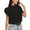 Black, variant on Crew Neck Basic Tee Shirts for Women Short Sleeve Solid Color Relaxed Pullover Tops Summer Soft Lightweight Breathable Daily Fashion Wear