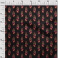 thumbnail image 2 of oneOone Polyester Lycra Fabric Leaves|Floral & Paisley Block Print Fabric By Yard 56 Inch Wide, 2 of 4