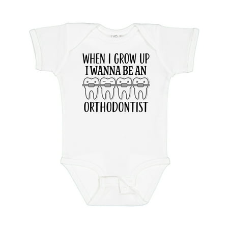 

Inktastic Future Orthodontist Dental Care Gift Gift Baby Boy or Baby Girl Bodysuit