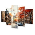 thumbnail image 2 of Designart "Old Street Boston Views Historical Charm" Cityscapes Metal Wall Decor Set, 2 of 5