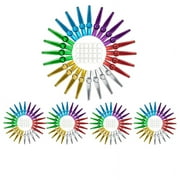 120-Pack Metal Kazoos with 120 Pcs Flute Diaphragms 6 Colors,Good for Ukulele, Violin, Guitar, Piano