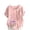 #295-Pink, variant on TaTaai Casual Printed Button Blouse, Women's Short Sleeve Linen Feel T-Shirt, Comfortable Top for All Seasons Gift