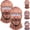 2×Uncle, variant on Realistic Old Man Face Balaclava, Funny 3D Printed Full Head Ski Mask with Neck Cover for Winter Outdoor Activities