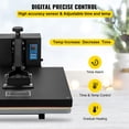 thumbnail image 3 of KFFKFF Heat Press Machine, 16 x 20 in / 40 x 51 cm, Clamshell Sublimation Transfer Printer Teflon Coated, Digital Precise Heat Control, Silica-gel Sponge Powerpress for T-shirt Bag Pad Pillow, 3 of 9