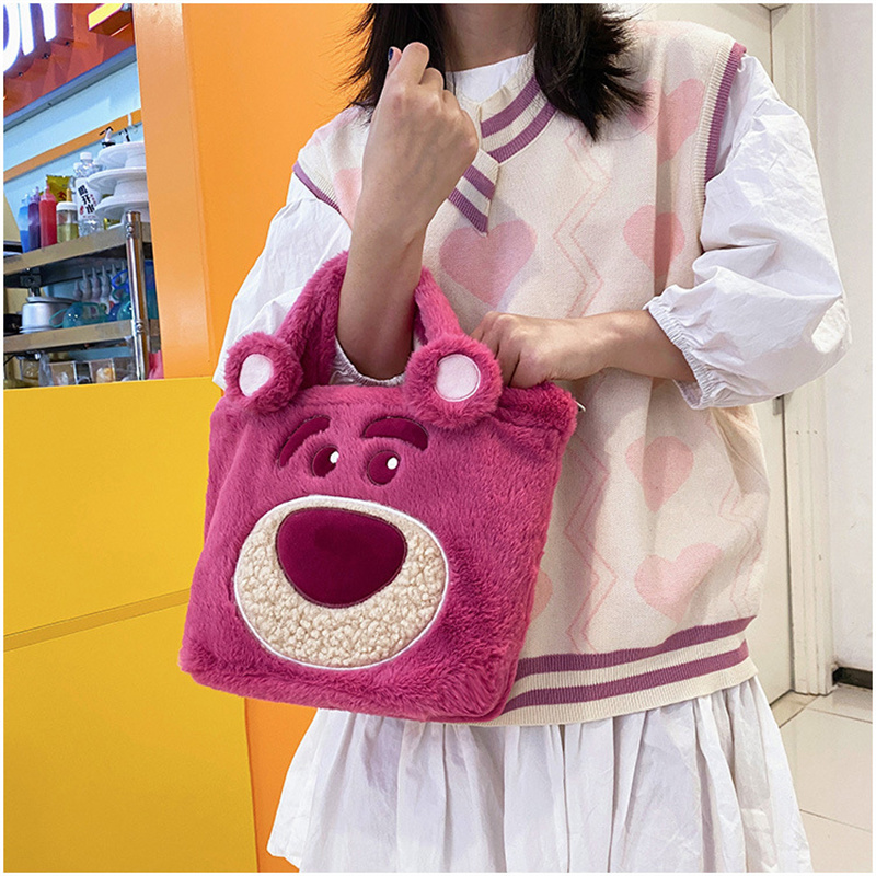 fluffy daisy tote bag