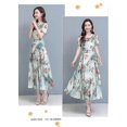 thumbnail image 2 of Women's Floral Print Short Sleeve Midi Dress, 2 of 2