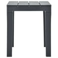 thumbnail image 3 of vidaXL Garden Benches 2 pcs Anthracite Plastic, 3 of 4