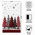 thumbnail image 7 of Sm:)e Black Red Buffalo Plaid Snowman Xmas Trees Christmas Kitchen Dish Towels 18 x 26 Inch Set of 4, 7 of 7