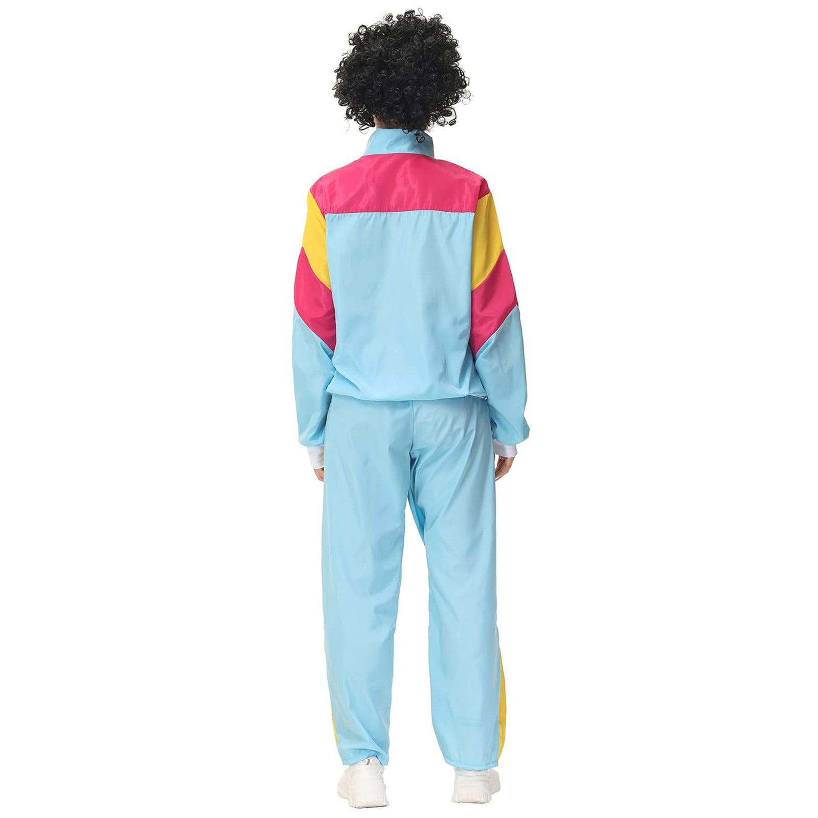 Adult 80s Tracksuit Retro Hop Windbreaker Disco Tracksuit Sets