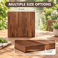 Solid Tech Countertop Solid Walnut Butcher Block Countertop 24 X 25 1.5 In - Walmart.com