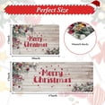 thumbnail image 3 of 2Piece Anti Fatigue Kitchen Rug Runner Set for Home Office Non Slip Waterproof Heavy Duty Comfort Standing Mats (17x28+17x47Inch, Christmas), 3 of 6