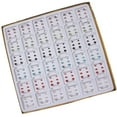 thumbnail image 4 of 108 Pairs Studs Earrings Fashionable Ear Jewelry Fashion Ear Studs Crystal Texture Suitable for Various Occasion, 4 of 8