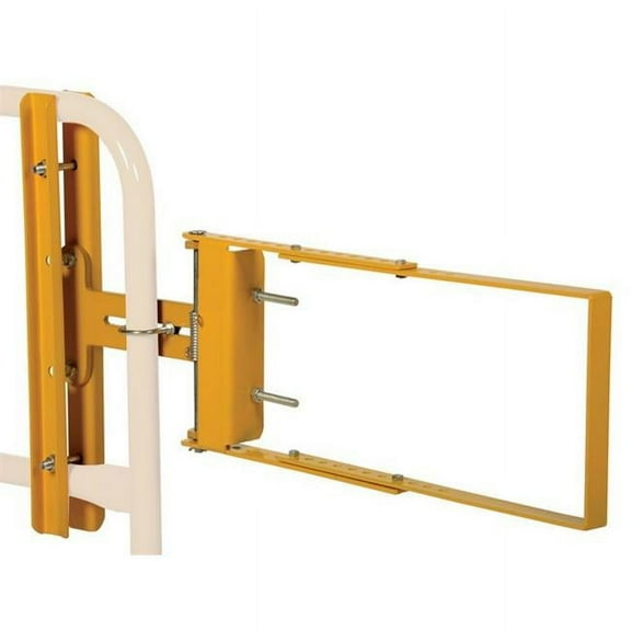 Vestil SPG-40-Y Yellow Self-Closing Gate - 24 to 40 in.