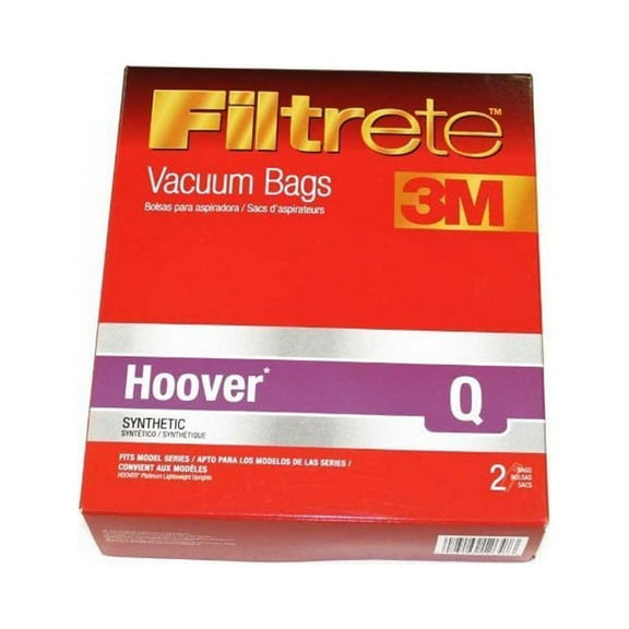 8 HOOVER PLATINUM Q VACUUM BAGS FOR PLATINUM UPRIGHT VACUUMS