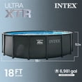 thumbnail image 3 of Intex Ultra XTR Frame 18' x 52" Above Ground Pool Set with OptiFlow Premium Filter Sand, 3 of 9