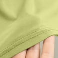 thumbnail image 5 of Tnhcen Women's V-Neck Sleep Shirt Short Sleeve Modal Blend Sleepwear Soft Comfortable Loungewear Breathable M-2XL Green, 5 of 8