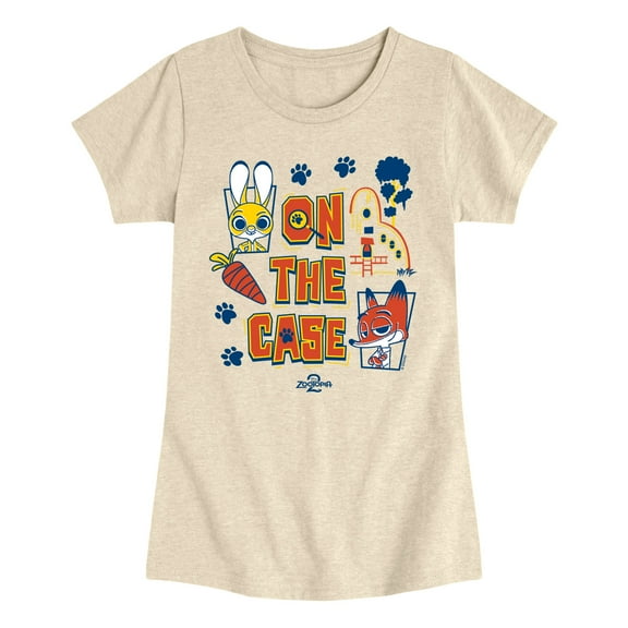 Zootopia 2 - Judy And Nick On The Case - Youth Girls Short Sleeve T-Shirt