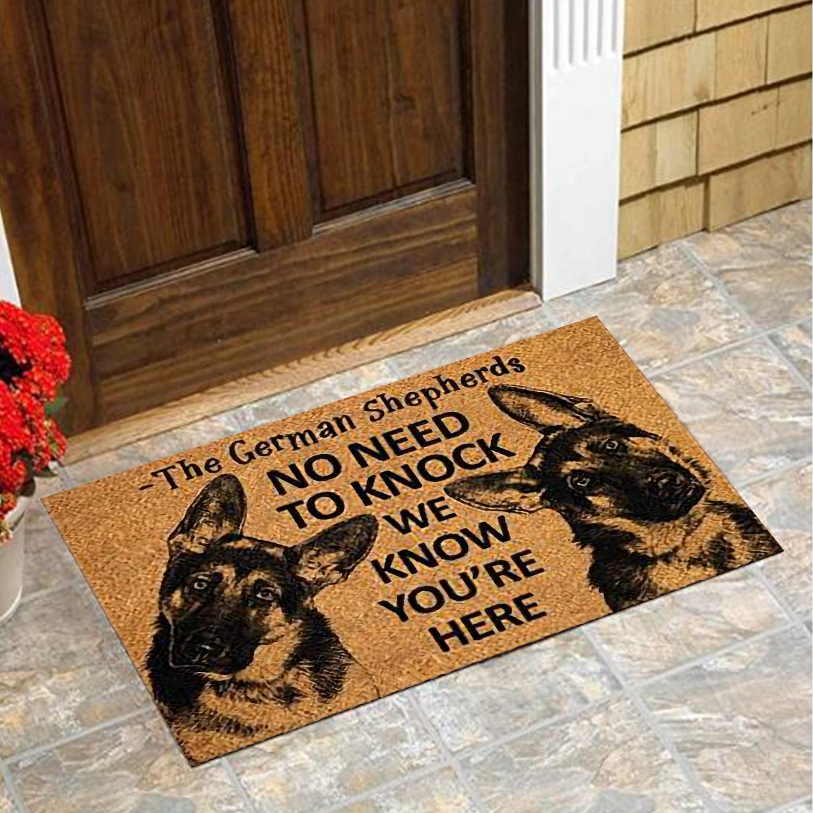 Funny dog welcome mats hotsell
