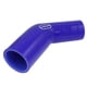 thumbnail image 1 of Coche Sistema de enfriamiento Unique Bargains 38-51mm Diámetro Interno Codo 45 Grados manguera de silicona Reductor azul, 1 of 1