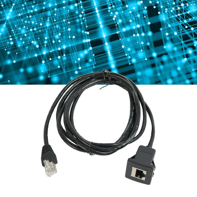 A Cat5e Cable De Montaje Empotrado Universal Cat5e 100M Macho A Hembra Cable De Extensión De Montaje En Panel De Red Ethernet
