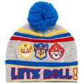 thumbnail image 5 of Nickelodeon Boys' Winter Hat - 2 Pack Paw Patrol Pom Pom Beanie (4-7), 5 of 7