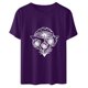 thumbnail image 4 of Camiseta de manga corta con cuello redondo y estampado de jersey suelto de verano para mujer Camiseta/camisa de manga corta con cuello redondo Pompotops  hfajkhk141689, 4 of 6