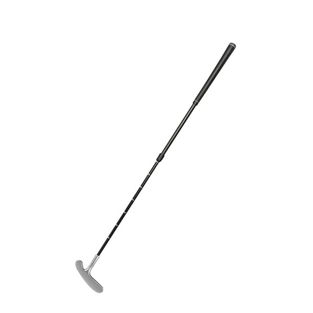 Putter de golf telescópico antideslizante, equipo de práctica, putter de golf bidireccional para Negro