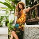 thumbnail image 2 of Fotbe Deep Yellow Colorful Sunflower Vestido de Verano sin Mangas para Mujer – Vestido Midi Línea A, Estilo Camiseta Floral, Vestido Playero Casual y Fluido, 2 of 7