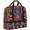 Multicolour 3, variant on Herdesigns Mexico Colorful Floral Foldable Travel Duffel Bag for Women Men, Weekend Overnight Carry On Bags with Shoe Compartment