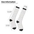 thumbnail image 2 of Daiia Sports Socks Cute Goose Printed Novelty Crew Socks for Men Women Knee High Socks Cotton Socks Soft & Breathable Support Unisex Socks, 2 of 9