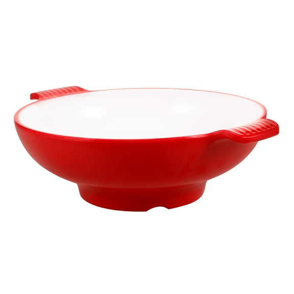 Milisten Ramen Bowl Red Plastic 1Set 10.4In