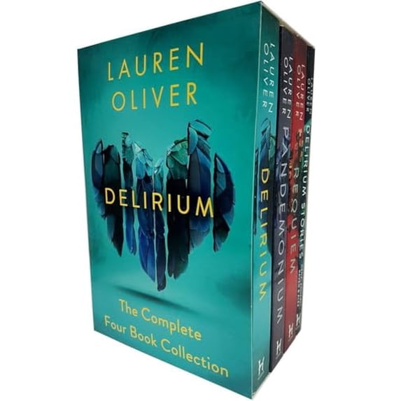Pre-Owned Delirium Series The Complete 4 Books Collection Box Set by Lauren Oliver (Delirium, Pandemonium, Requiem & Delirium Stories), 9781529347517, 1529347513, Paperback,