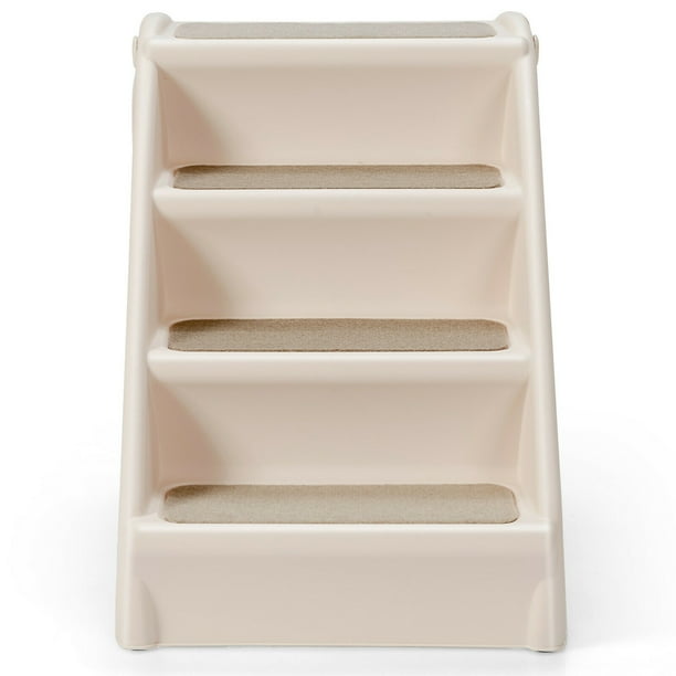 Plastic top pet stairs