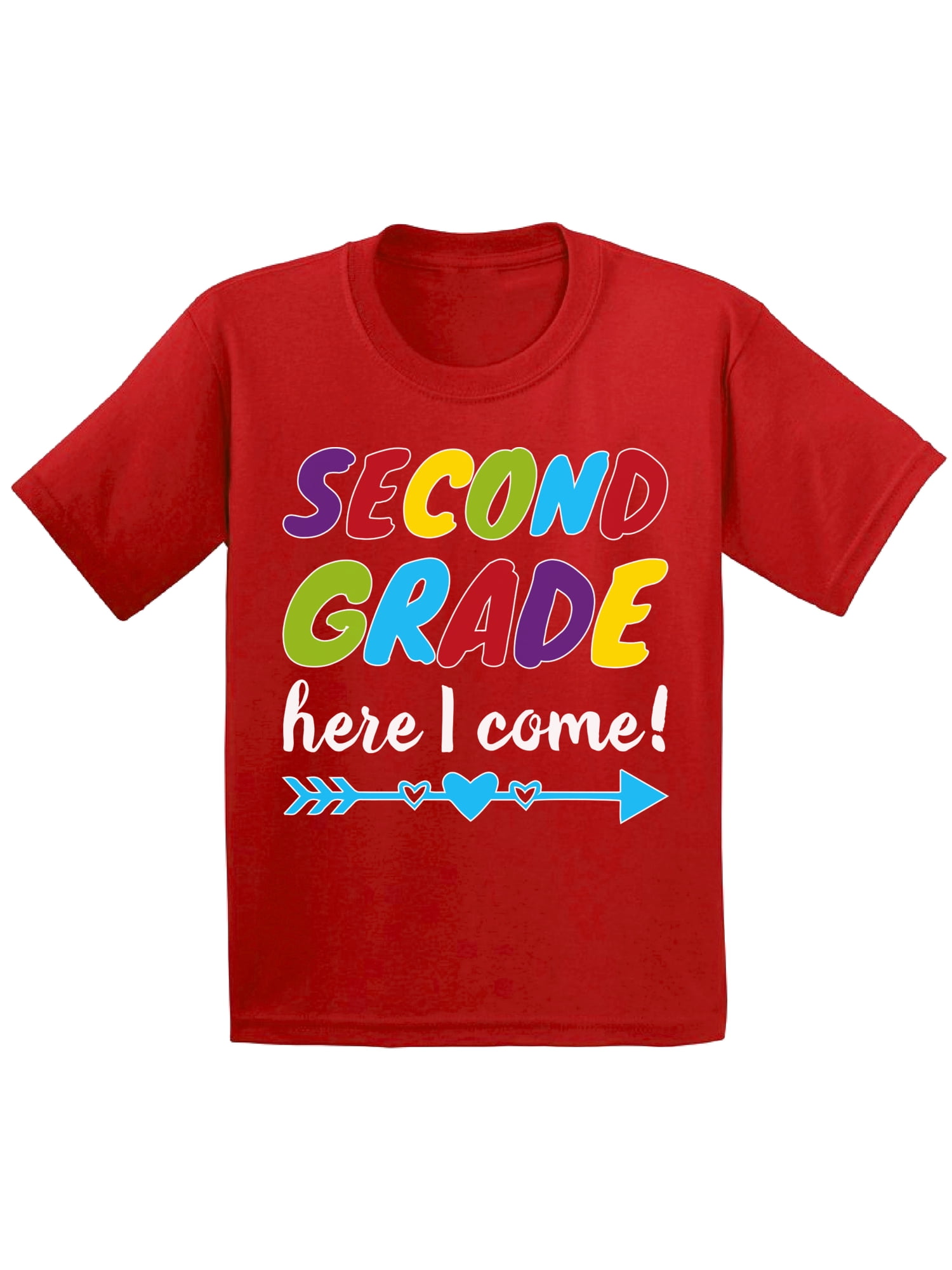 Back to School Shirts for 2nd Grader Shirt Kids First Day of School Second Grade Shirt for Boys Fun Girls Shirts 8 9 Years Old T Shirts for School